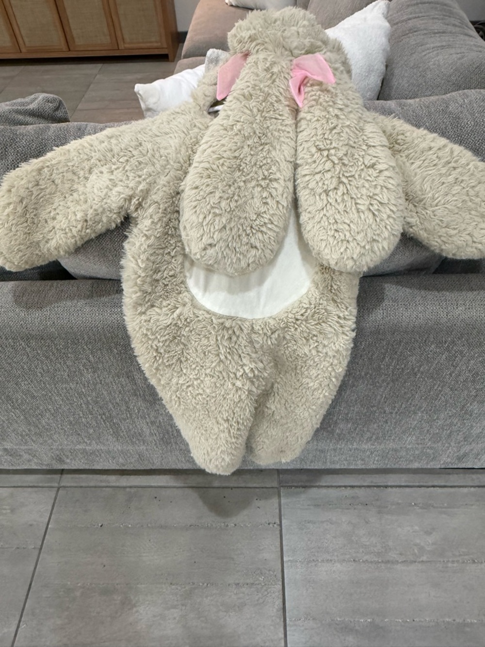 Fuzzy Bunny Costume - Picture 2 of 5